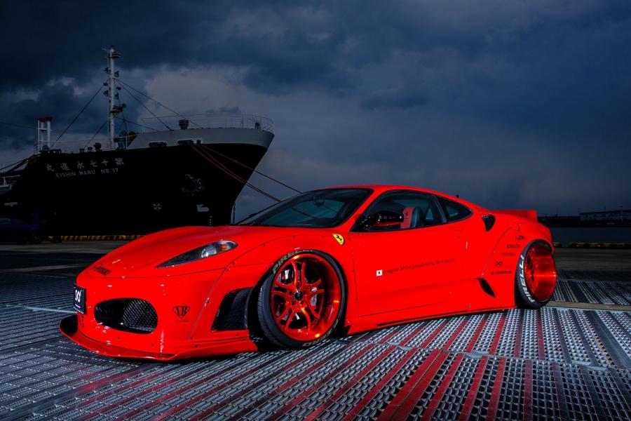 Ferrari F430 WideBody by Liberty Walk on Forgiato Wheels (S216) '2017